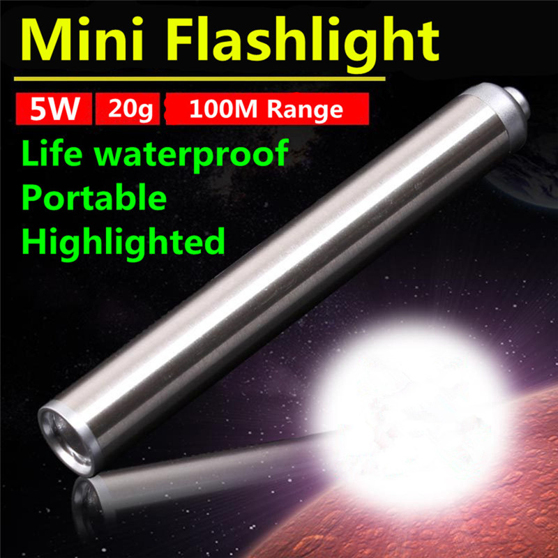 

2020 Mini LED Pocket Tactical Torch 5W LED Pen Light