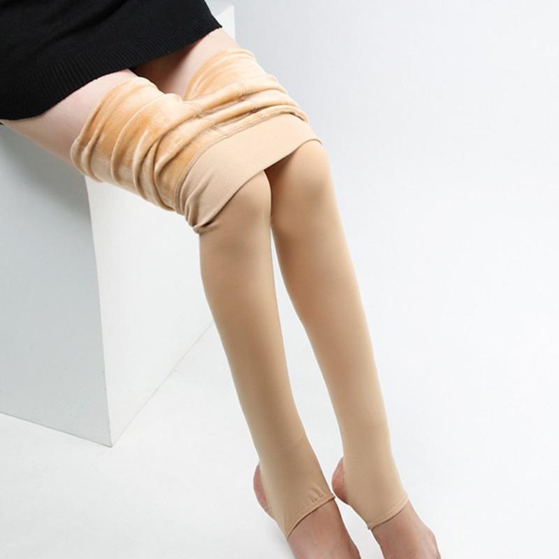 

Autumn and winter warm pants Women Leggings Inside Thicken Fur Warm Leggings Womens Winter Fleece Legging Pants Female Velvet, 220kg