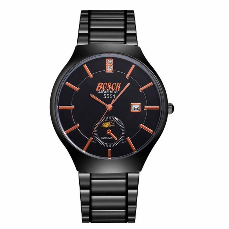 

Men's Watch Luxury Full Steel Watches Fashion Quartz Wristwatch Waterproof Date Male Clock Relogio Masculino Relojes Para Hombre, White