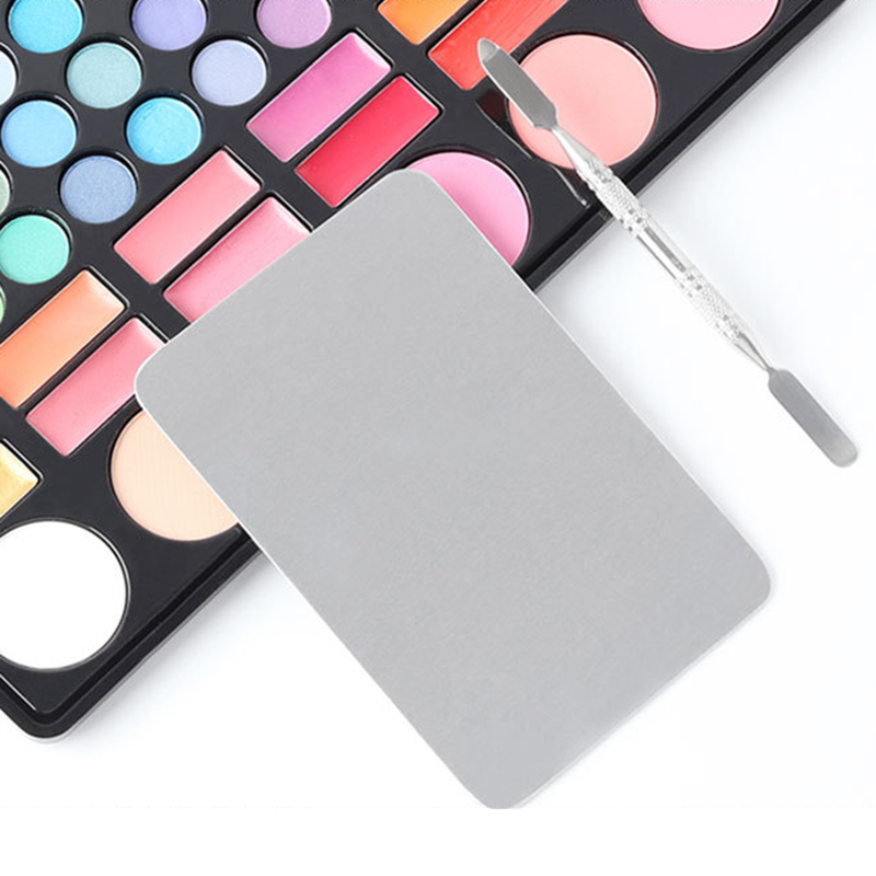 

1pc Stainless Steel Nail Color Palette 1pc Spatula Drawing Nail Color Palette For Mixing Display Art Set TSLM2