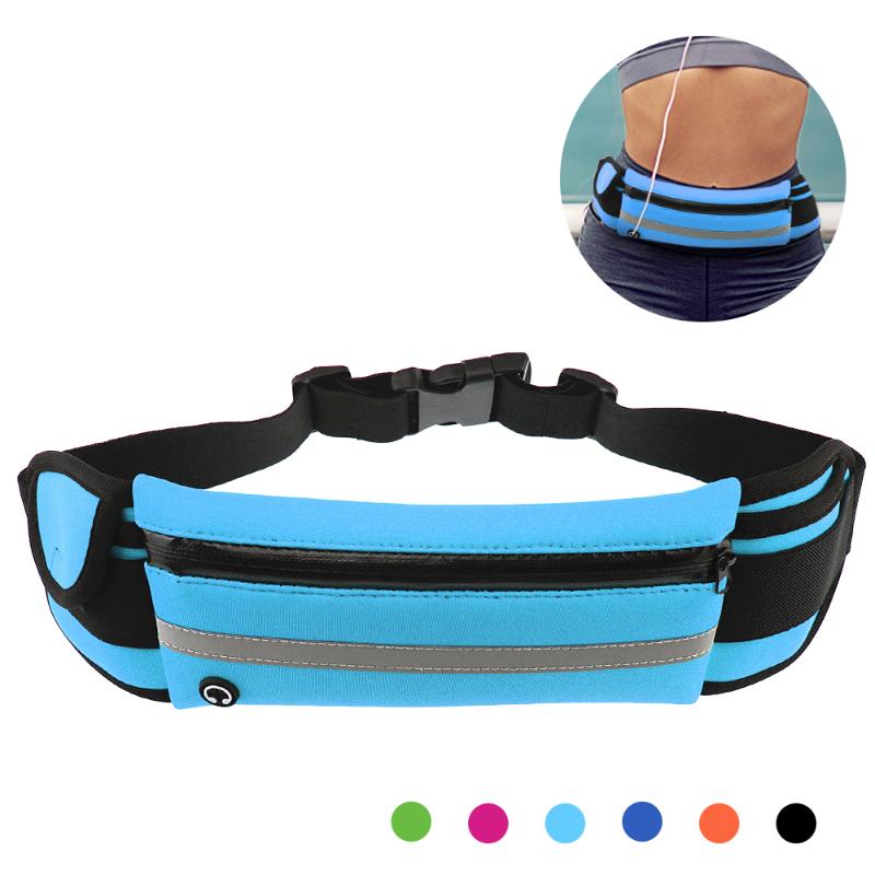 

Men Women Waterproof Waist Pouch Cellphone Pouch Waist Bag Running Riding Band Bag Fitness Workout Sport Pack, Orange