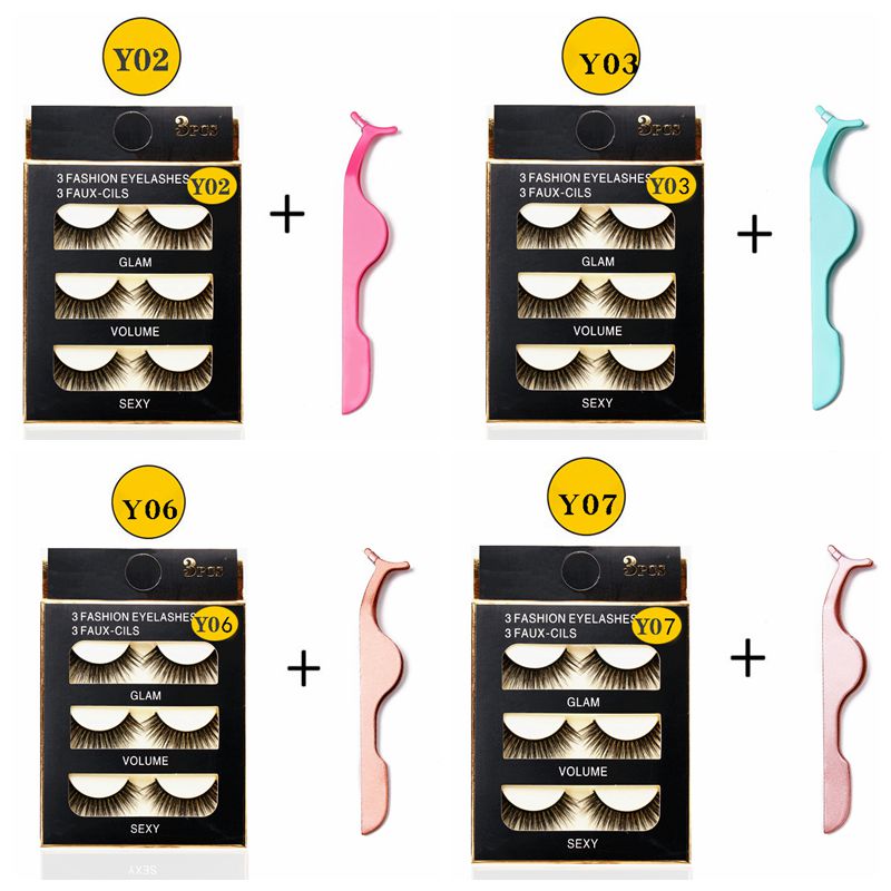 

AY New 5Pair lashes mink Beauty Makeup lashes 3D mink Woman Makeup Tools Eyelashes Wholesale vendors