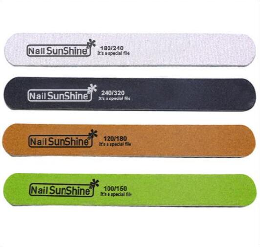 

8 pcs Wood Nail Files 180/240 120/180 240/320 100/150 natural nail file Manicure Wood Sanding Nails Files