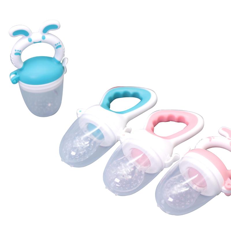 

Baby Boys Girls Silicone Fruit Feeder Pacifier Infant Fruit and Vegetable Rattle Bite Soother Bite Bag Infant Teething Toy