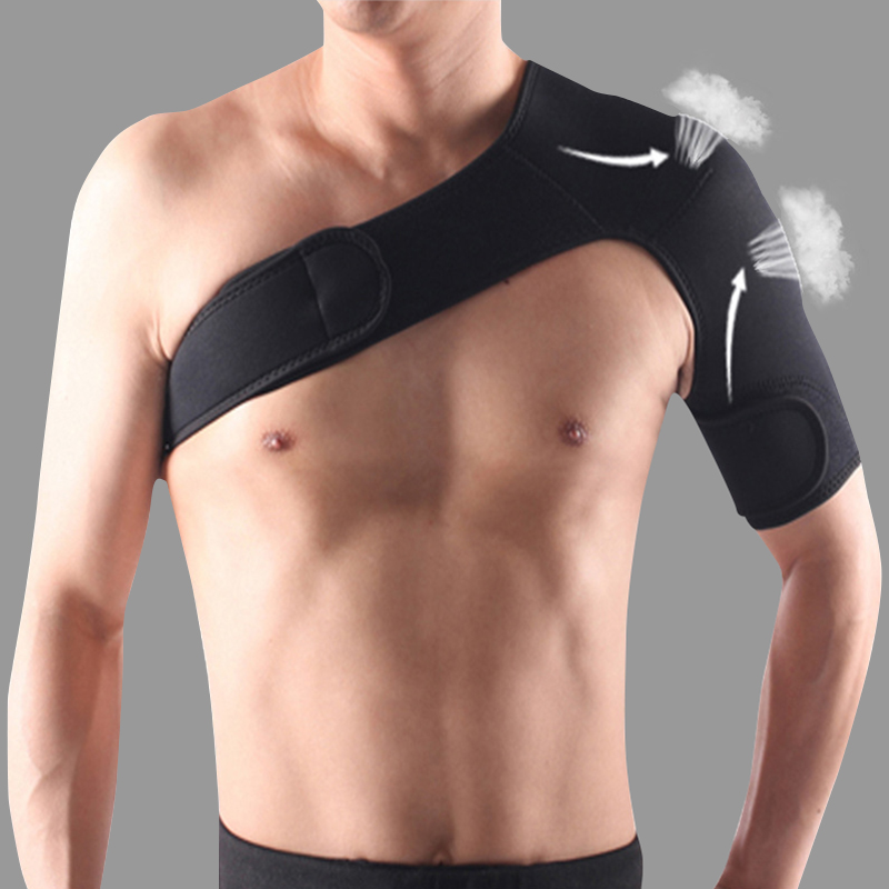 

Adjustable Shoulder Support Brace Strap Sport Gym Compression Neoprene Strap Reducing Sporting Injuries Back Support Accessories, Right shoulder
