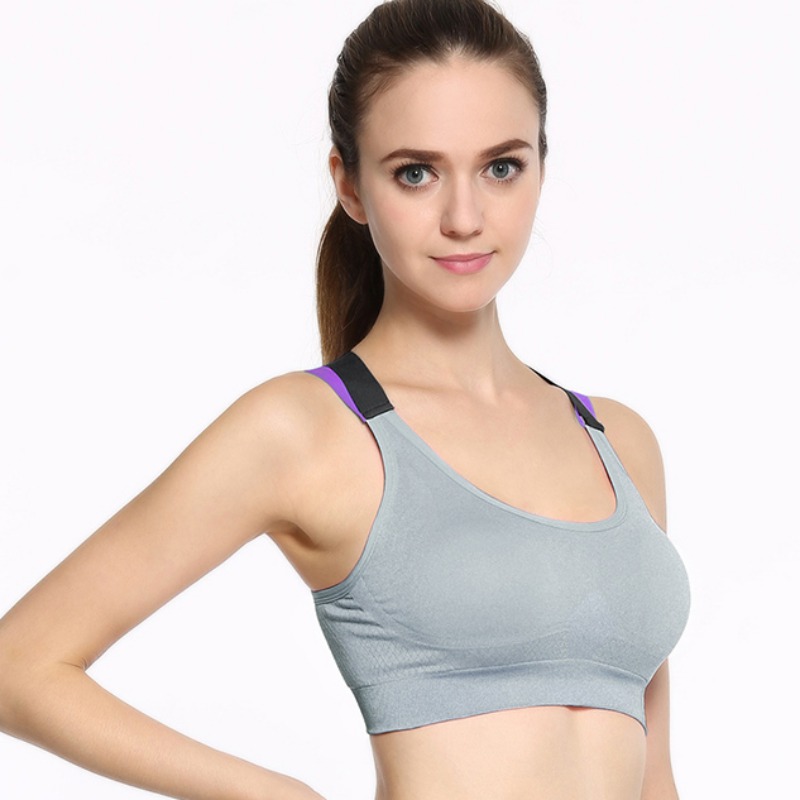 

Women Gym Workout Yoga Fitness Tank Tops Padded Racerback Running Sports Bra New, Black