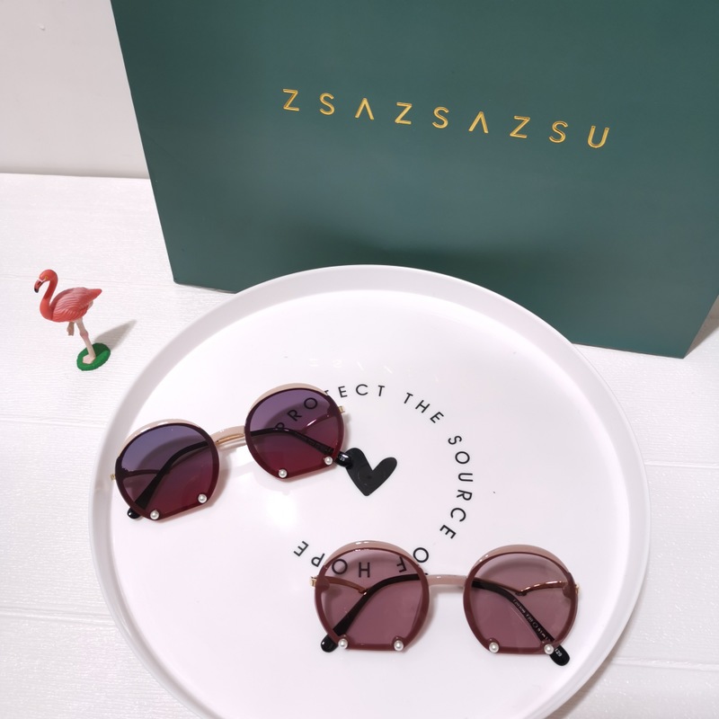 

Children's polarizing sunglasses new marketing t20309 fashion round frame street shooting mirror