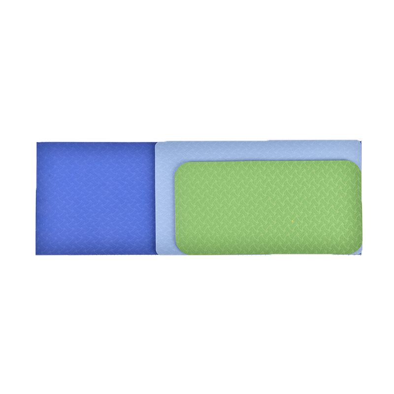 

6MM Foldable Fitness Environmental Gym TPE Exercise Pads Random Color Thick Non-slip Yoga Mats Fitness, Red