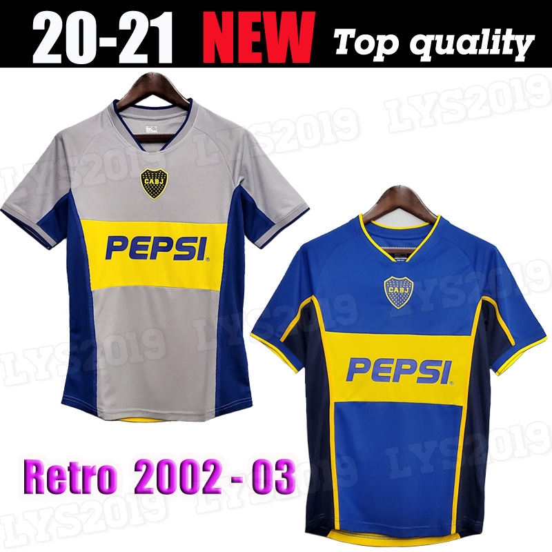 

2002 Boca Juniors Retro GUILLERMO ROMAN Camiseta de futbol SOCCER JERSEY 02 03 Boca Juniors classic antique FOOTBALL SHIRT