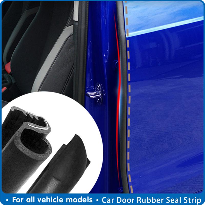 

Rubber Seal Strip Car Door Weatherstrip Car Door Edge Rubber Sealing For B Pillar Protection Sticker Front Auto strip