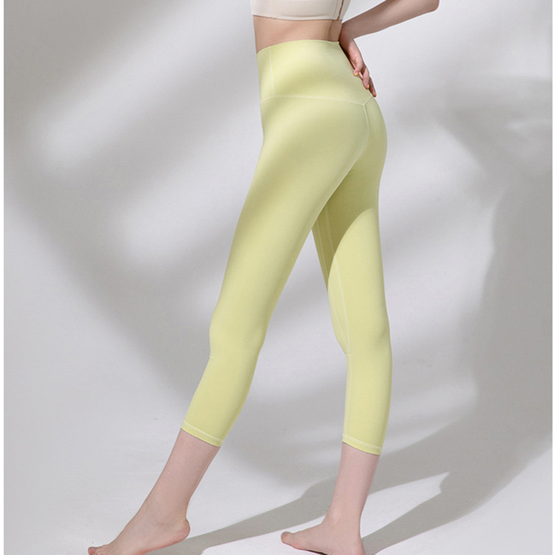 

Women Yoga Pant Fitness Leggings Women Solid Sport Gym Tights Top Quality Nylon Workout Compression Pants, Green