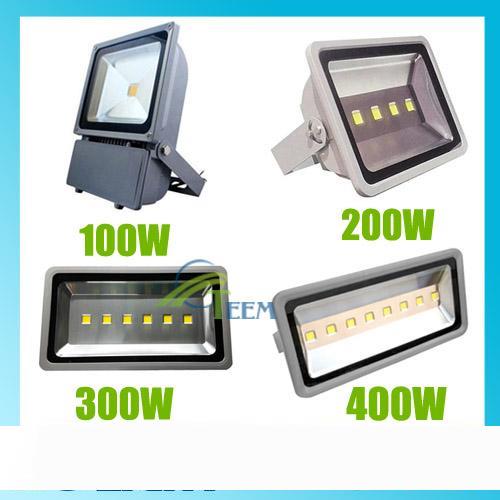 

IP65 Waterproof 100W 200W 300W 400W Led Floodlight Outdoor Project Lamp LED Power Flood lights Warm Cool White 85-265V Super Bright light 22