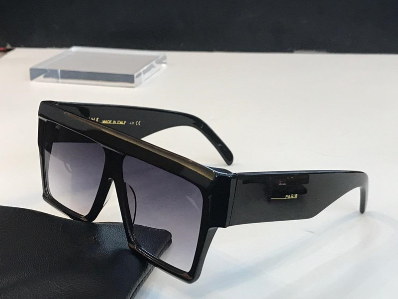 

40030 Vintage Sunglasses Audrey Fashion Women Big square Frame Flap Top Oversized Top Sunglasses Leopard Pc Plank Frame Material 2020