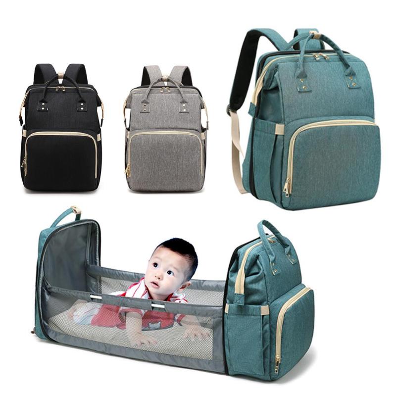 

Large Capacity Baby Nappy Changing Diaper Mummy Bag Maternity Backpack Bags Hot Mum Bag Stroller Baby Care Waterproof Backpack, Green diaper bag