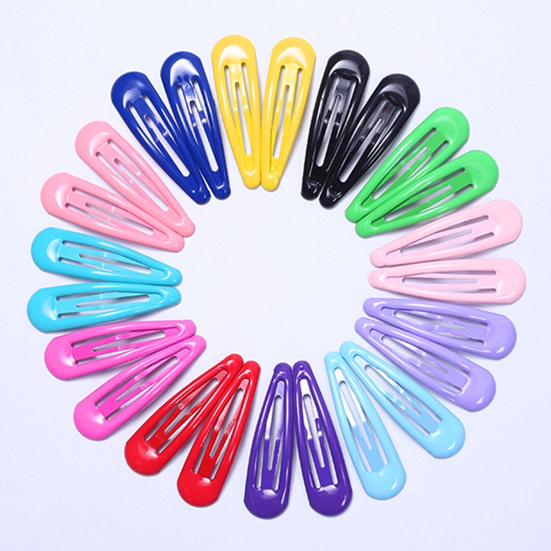 

10PCS Fashion Colorful Water Droplets Hair Clips Children Hairpin Barrettes Headwear Girs Headbands Baby Styling Accessories