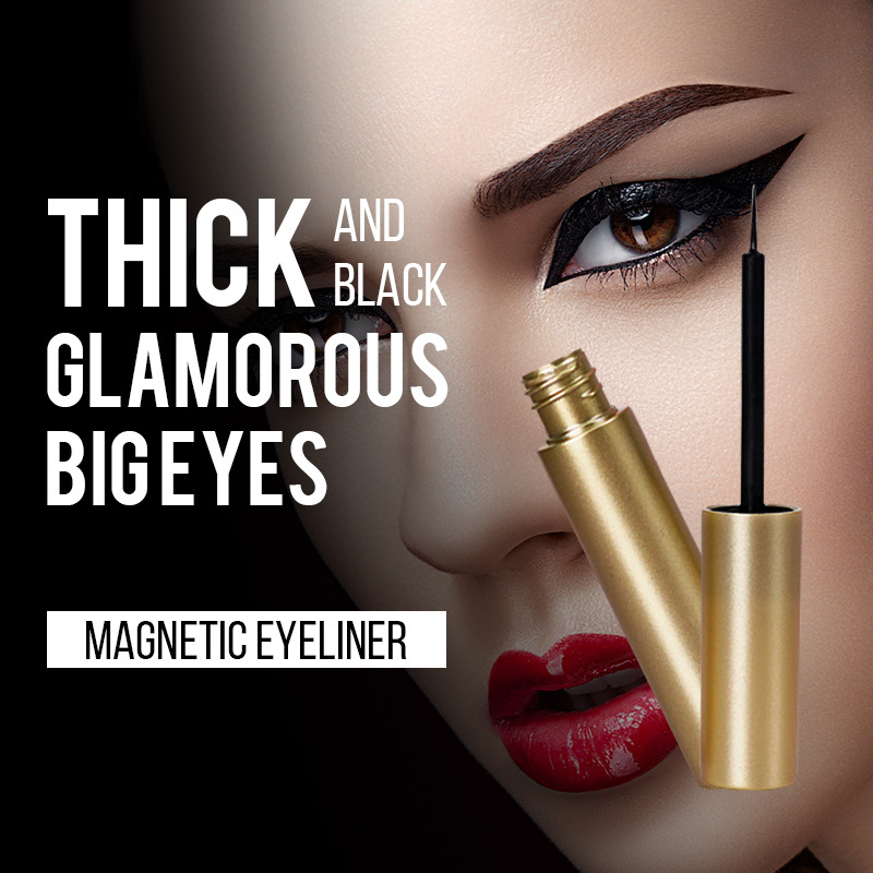 Magnetic Eyeliner waterproof Fast dying Classic black Magnetic False Eyelash grafting tools Strong attraction No discoloration eye liner lot-image-558064066