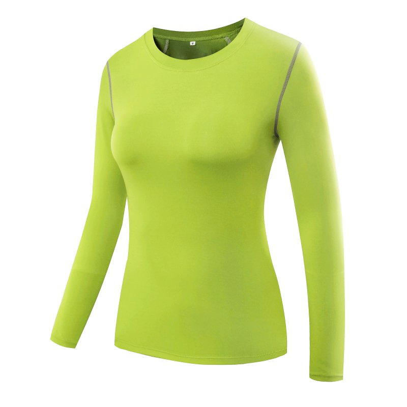 

Women Gym Fitness Yoga Shirts Compression Sport Long Sleeve Running Tees, Xd1117r