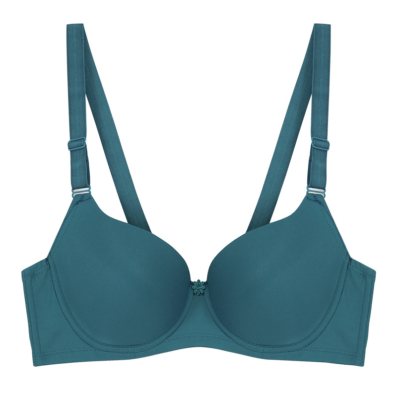 

34/75-44/100 D Cup Seamless Bras for Women's Underwear Push Up Bra Plus Size Female Lingerie Three Quarters(3/4 Cup, Beige