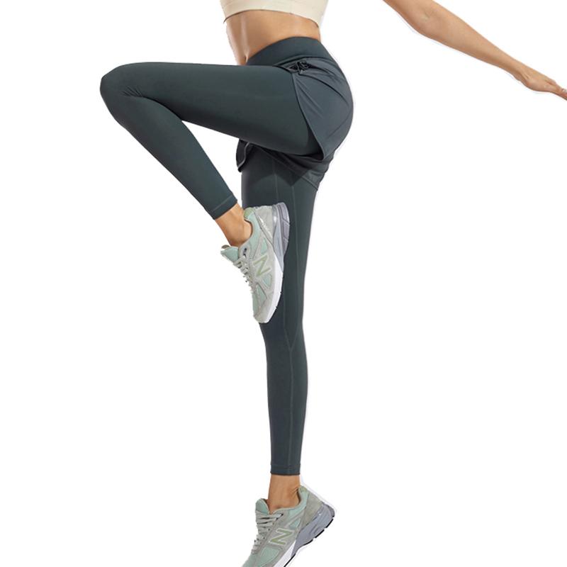 

Women's Naked Feeling High Waist Stirrup Leggings Sports Yoga Tights- 28 Inches, Melanite02