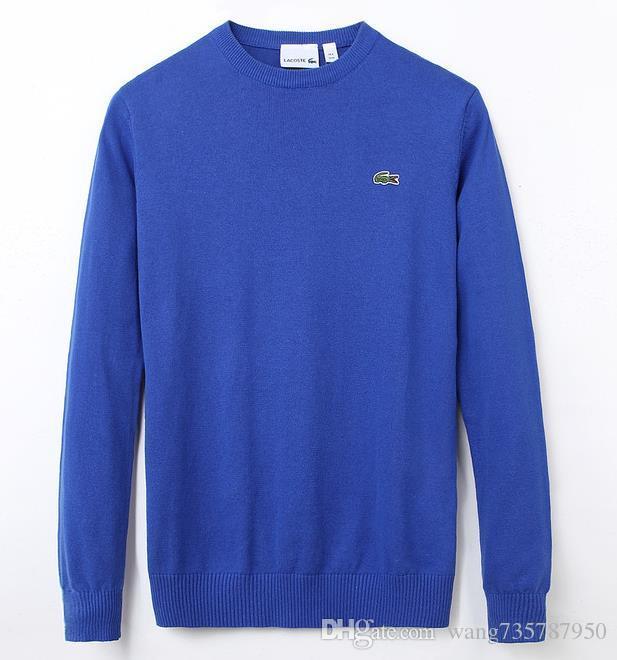 

Spring autumn new high quality polo brand men's twist sweater knit cotton sweater jumper pullover sweater men polo sweaters, Silver