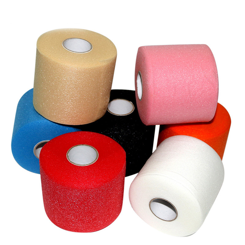 

10 Rolls 7cm X 27m Sports Support Strap Pre-Wrap Base Bandage Physio Therapy Wrap Soft Underwrap Foam Strapping Tape, White
