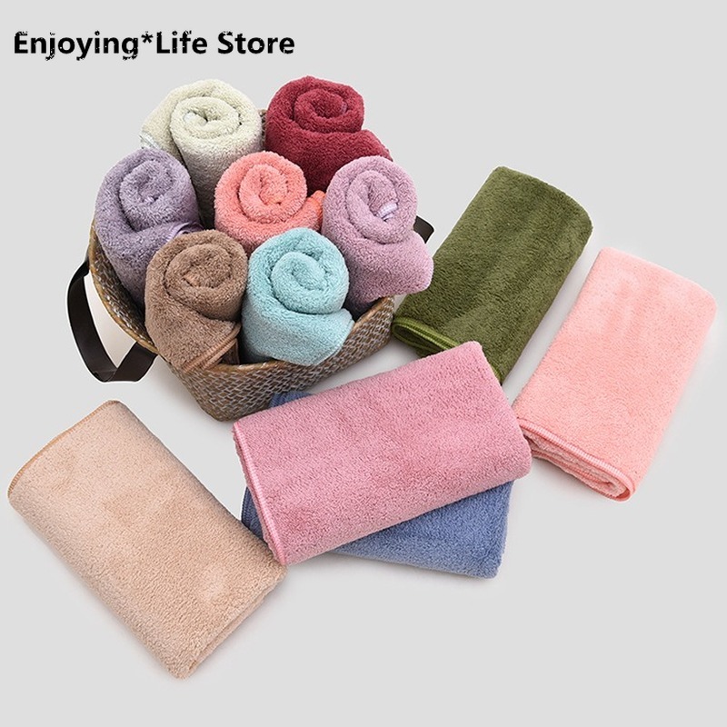 

New Soft and Comfortable Face Towel Gift Box Packaging Microfiber Towel Hand Towels Bathroom, Color 7