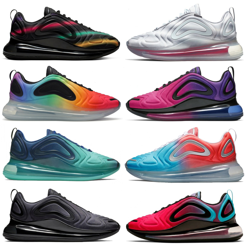 

720OG BE TRUE University Blue Void Sea Forest Red Orbit Teal Nebula OG Mens Womens Running Shoes Triple Black Sneakers, #18-iridescent