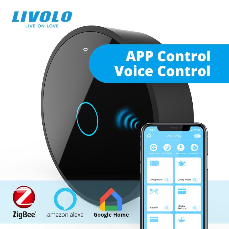 

Livolo New Series Smart Movable ZigBee Gateway,Smart WiFi Controller by SmartPhone,google home,alexa,echo,Work With smart Switch