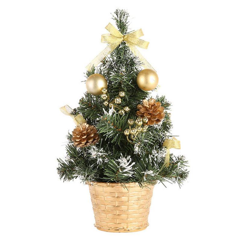 

2020 Christmas Tree 20cm New Year Table Decoration Artificial Tabletop Mini Xmas Tree Decorations Miniature 30cm FB