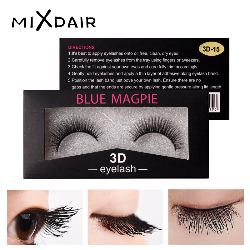 

False Eyelashes 3D Mink Lashes Eyelash Extension Handmade Women Beauty Makeup Tools with Retail Box Professional Makeup