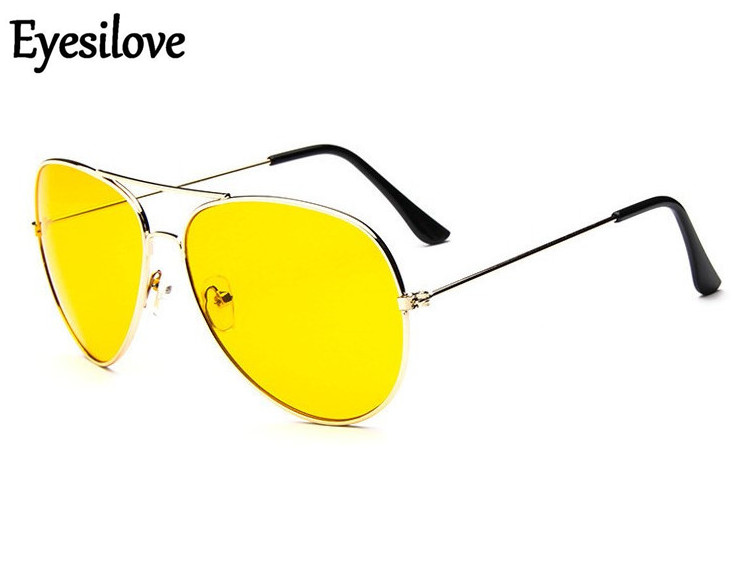

Eyesilove Driver Glasses Night Driving Sunglasses Men Women UV400 Shades Sunglass Male Female Night Vision Sun Glasses