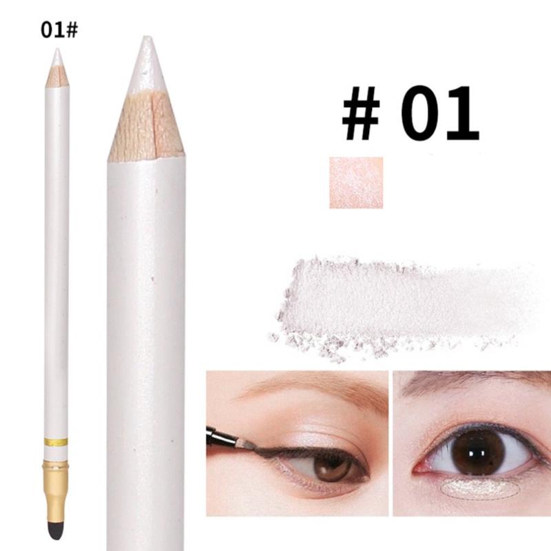 

Color eye shadow pen with makeup brush waterproof not blooming