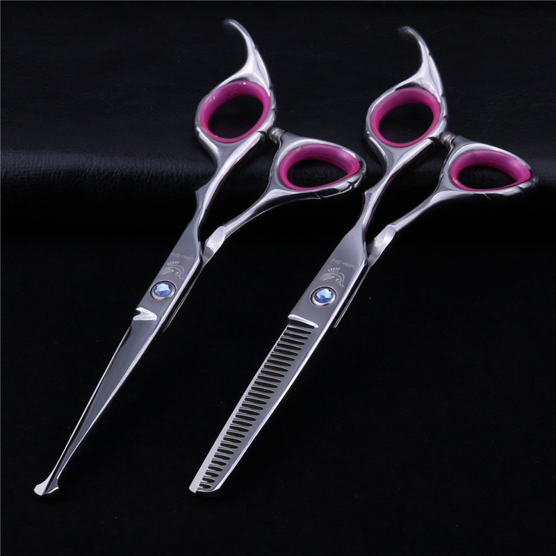 

Golden Bird 6 inch Safety Rounded Tips Hair Scissors for Kids and Old Men Convex Blades Anti-slip Carved Handle Razor Tools