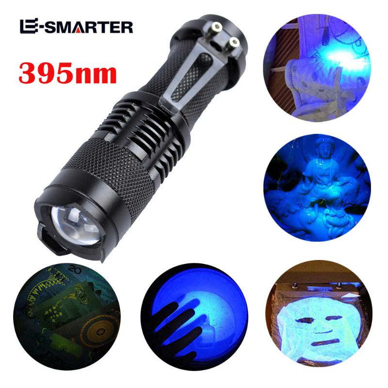 

UV Ultra Violet Tactical LED Blacklight Light 395 nM Inspection Lamp Torch Lantern Waterproof Powerful