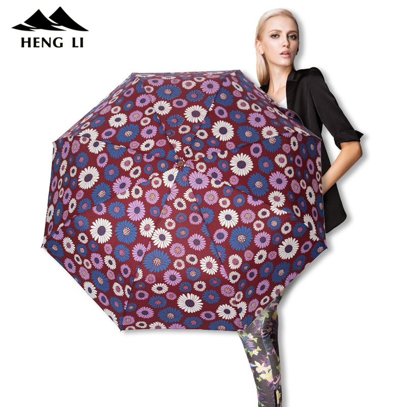 

Brand 3Folding Mini Automatic Umbrella Rain Women Male Auto Luxury Business Windproof Umbrellas For Men Rain And Sun Parasol, Black