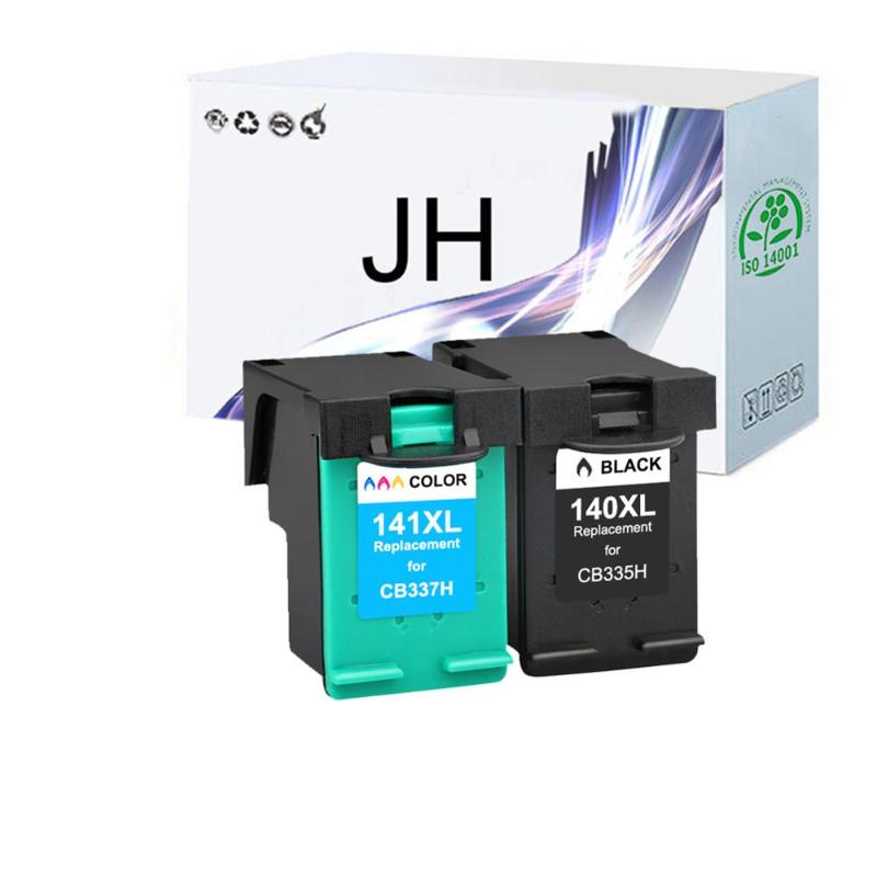 

JH Compatible Ink Cartridge Replacement For 140 141 XL Photosmart C4283 C4583 C4480 C4483 C5283 D5363 D4263 Printer