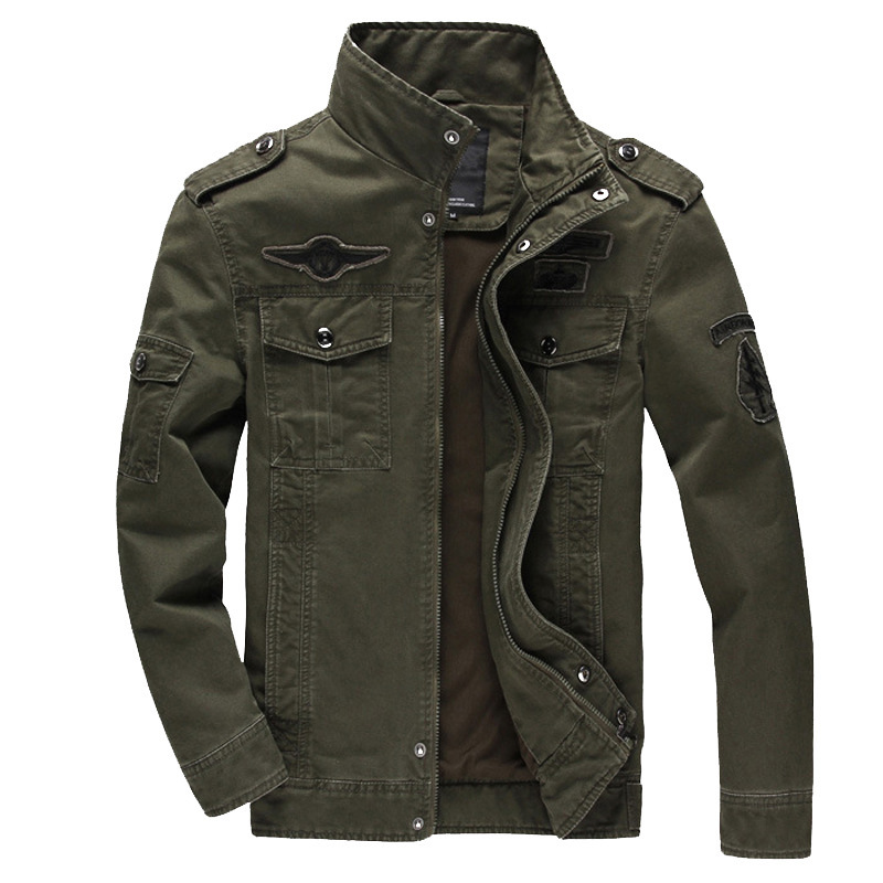 

Men's casual jacket 2020 new special forces uniform large size flight suit outdoor sports multi-pocket tooling jacket, Black