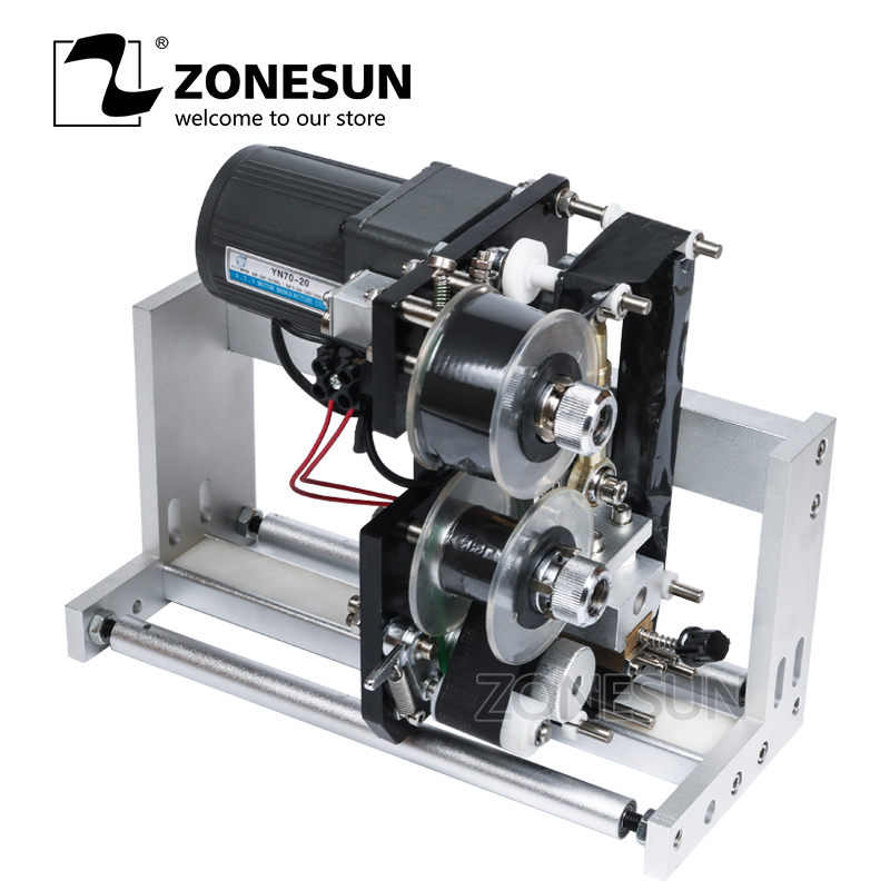 

ZONESUN LT-50 Labeling Machine Semi-automatic Expiry Date Ribbon Coding Label Printer Hot Stamp Ribbon Coding Printer Machine