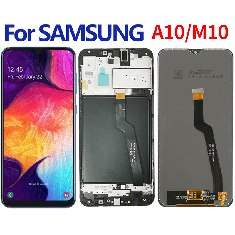 

6.2'' LCD For Samsung Galaxy A10 M10 A105 A105F SM-A105F LCD Display Touch Screen Digitizer Assembly Replacement Amoled