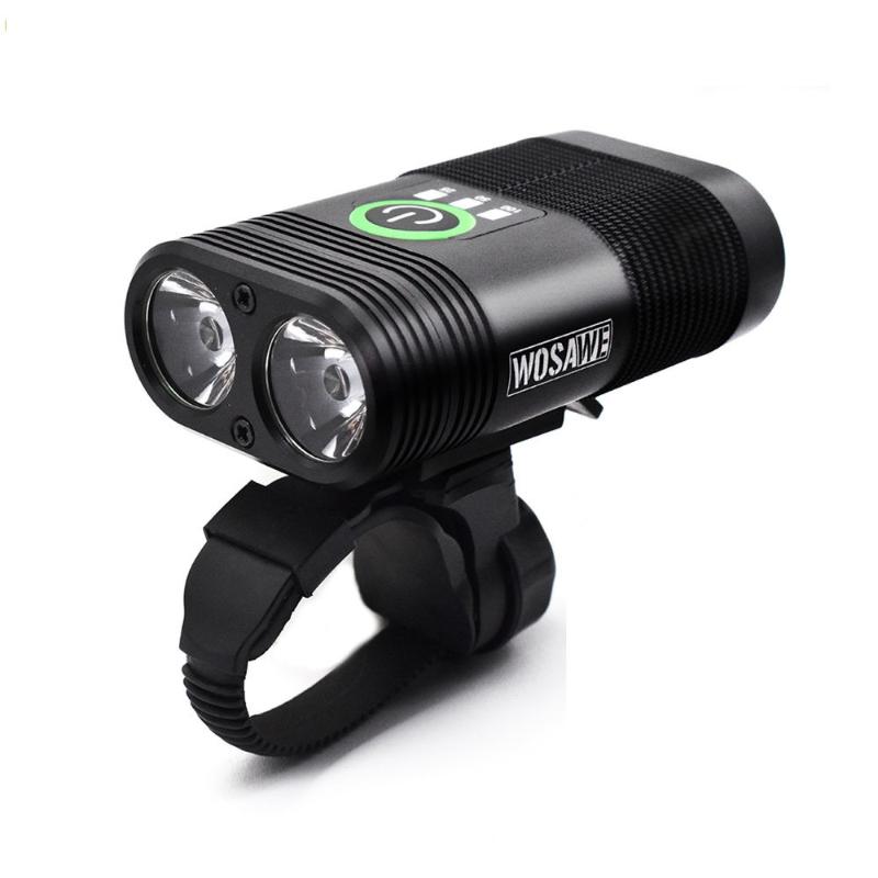 

Bike Lights WOSAWE USB Rechargeable Light Led Battery Torch Front Handlebar Flashligh