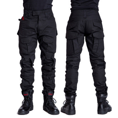 black combat outfit