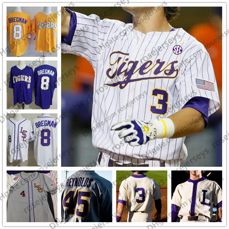 

Custom 2020 LSU Tigers Baseball Any Name Number 2 Daniel Cabrera 8 Antoine Duplantis Men Youth Kid Stitched Jersey 4XL, Black