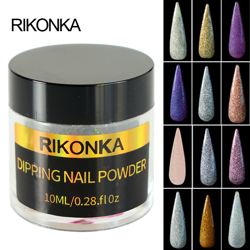 

1 box holographic dipping nail dipping powder set pigment glitter nail gradient glitter acrylic art decorations