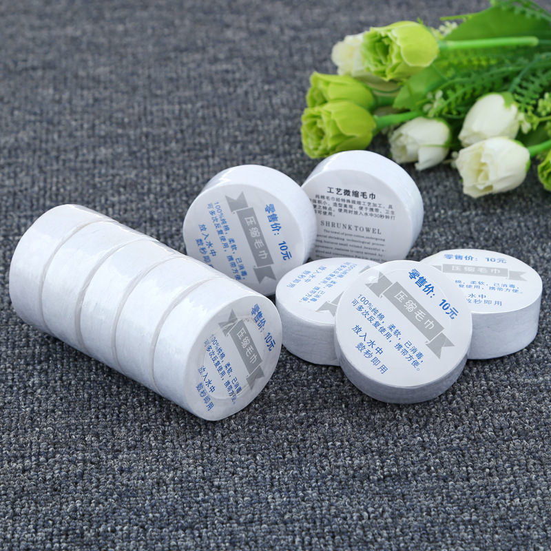 

Towel Travel Disposable Compression Towel Face Soft Cotton Compressed Absorbent Hand Towels Towels, 30x30 30g