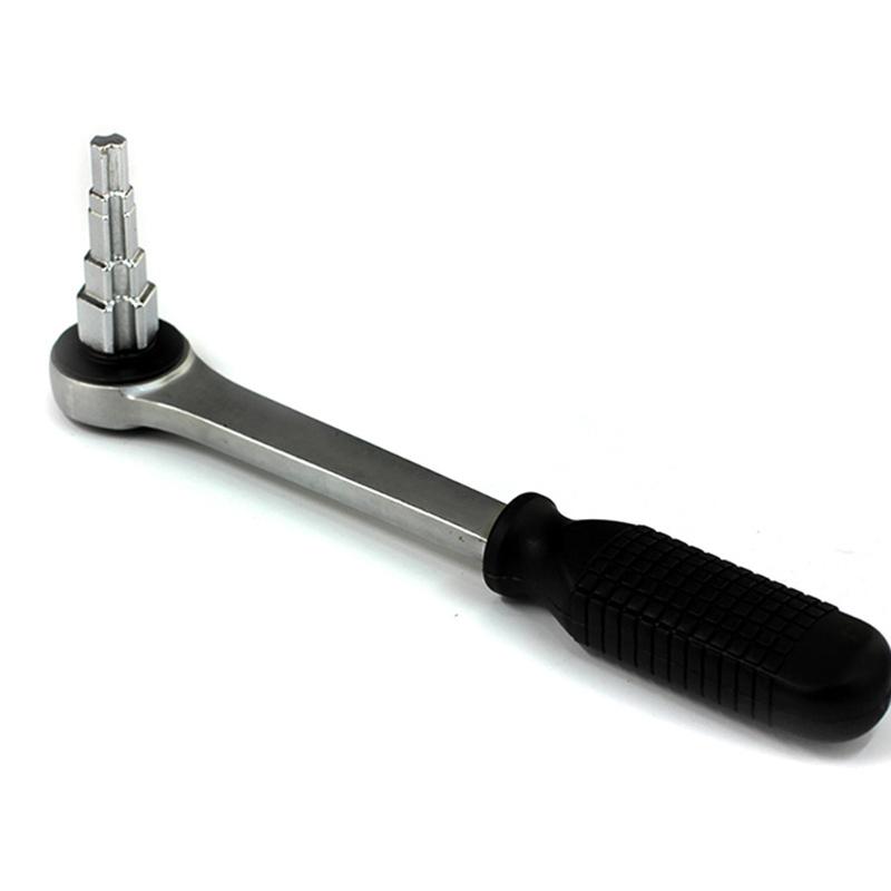 

Useful Ratchet Handle For Nipples For Radiator Valves Hand Tool Carbon Steel Radiator Spanner Practical Stepped Multiused