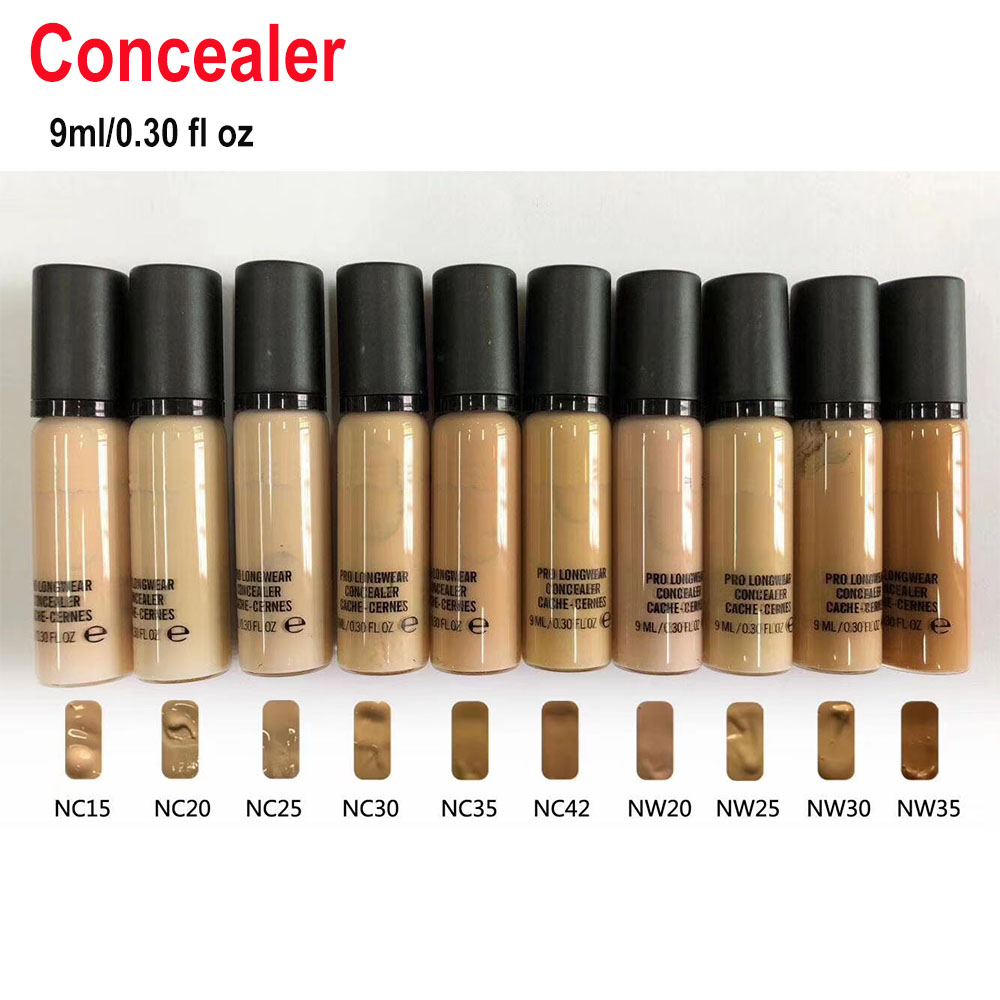 

10 Colors M PRO Longwear Concealer Cache-Cernes Correttore Abdeckcreme Corrector 9ML/0.30 FL OZ DHL Free shipping, Mixed color