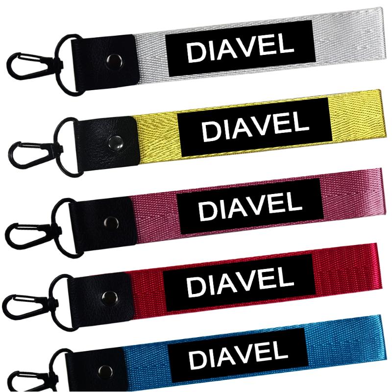 

Motorcycler Keychain Badge Jewelry Car Keyring Key Straps Phone Lanyards For DUCATI DIAVEL 1260 848 899 959 1098 1198 1199 1299