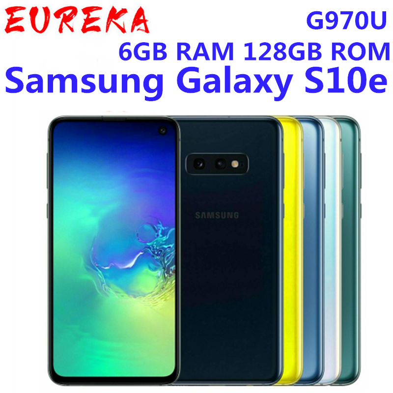 

Samsung Galaxy S10e G970U 128GB Original Unlocked Android Mobile Phone Qualcomm Octa Core 5.8" 16MP&12MP 6GB RAM NFC, Black