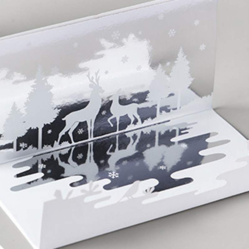 

Creative Birthday Card Chinese New Year Thanksgiving Day Card With Envelope Dream Mirror Greeting Christmas Birthday Gift