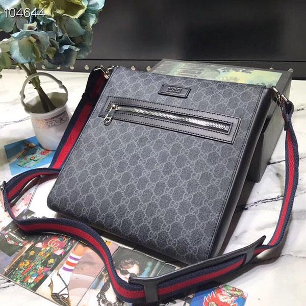 Les hommes de tirette sac carré crossbody mode classique belle rayure cuir véritable imprimé sacs à main d'embrayage sacs pour les hommes d'affai